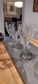 6 x John Rocha Waterford Crystal Red Wine Glasses
