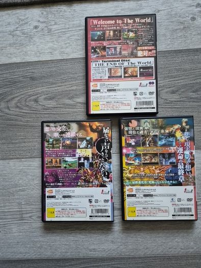 .hack G.U. Vol 1,2,3 Sony Playstation 2 PS2