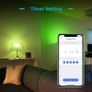 Alexa Light Bulbs WiFi Smart Bulbs B22 Bayonet [2 Pack] Dimmable Warm Light and Multicolor by Meross, Compatible with Echo Alexa Google Home, A19 810Lumens 60W, RGB Bulb 9W Image 4