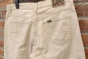 Lee Cream Chinos Mens W36 L34