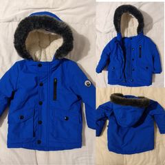 Warm Fleece Lined Hooded Jacket