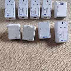 Network plugs for home electrical circuit network