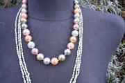 Kenneth Jay Lane Pearl Necklace and A Vintage Pearl Necklace