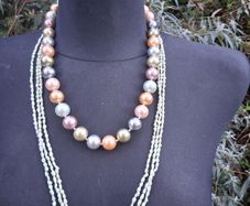 Kenneth Jay Lane Pearl Necklace and A Vintage Pearl Necklace