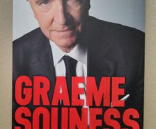 Graeme Souness autographed book Liverpool FC