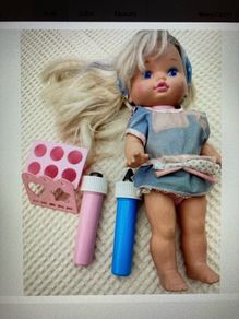 Vintage Little Miss Make-Up-Dress -Up 1988 Doll