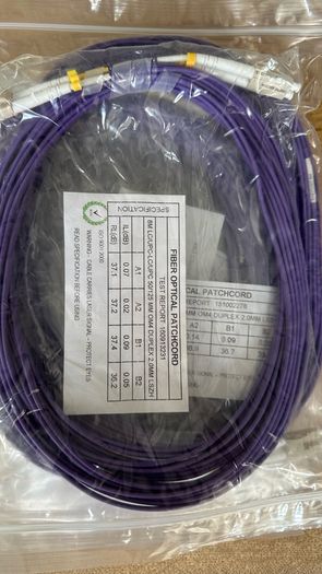 Assortment fibre optic leads