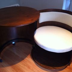 20's Style side Table with Secret chair