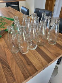 Milk bottles