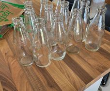 Milk bottles