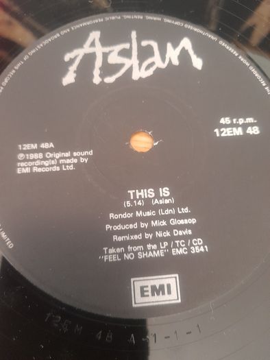 Aslan - This is 12"  original 1988 pressing