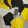 Black and gold party decoration foil balloons and garland Image 4