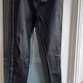 BANNED APPAREL Alternative Black Waxed Jeggings with Silver Studded Seams - Sz L (Fit 14-16UK) - Bnwt Rrp 89 Image 4