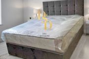 3ft Single Fabric Bed with Mattress