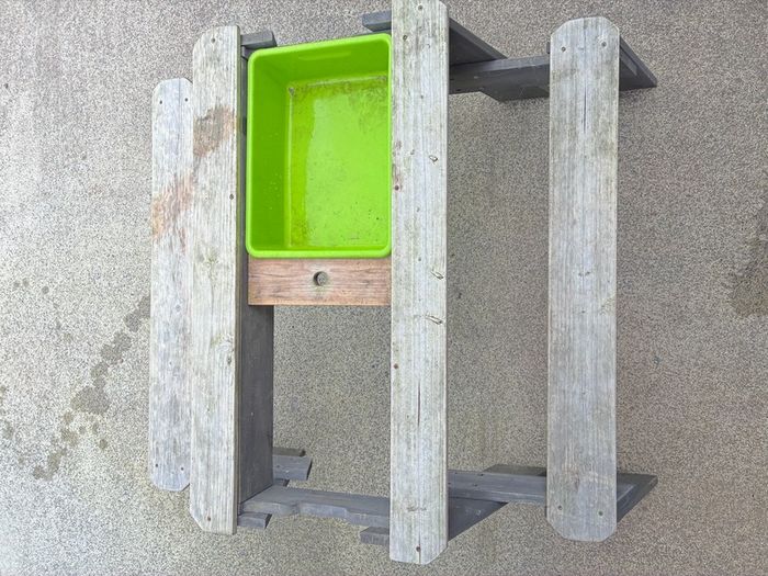 EXIT Toys Aksent Wooden Sand, Water & Picnic Table (2 Benches)