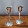 Vintage pair of silverplate candlesticks Image 2