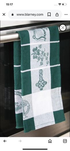 Irish tea towels from Irish Loom Linen Union fabric Brand new