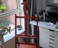 Meeden Studio Floor Easel w/ Storage Drawer