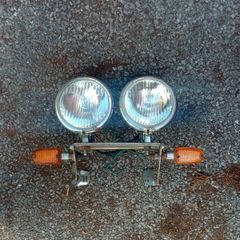 motorbike headlights and indicators