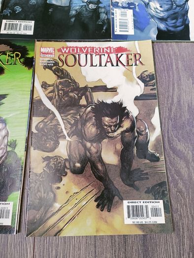 Wolverine Soultaker Complete 5 Issue Comic Book Set Marvel