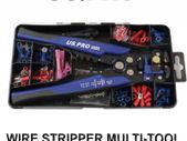 US PRO Tools Auto Wire Stripper, Cutter, Terminal Crimper & Terminal Set 6830