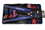 US PRO Tools Auto Wire Stripper, Cutter, Terminal Crimper &amp; Terminal Set 6830
