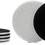 GLASS POLISH 11009 GP-PRO Felt Polishing Pad Set for Polishing Glass, Plastic, Metal, Marble | 115 mm | Pack of 5 Pads Image 2