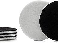 main image for ad Glass Polish 11007 GP-PRO Felt Polishing Pads for Polishing Glass, Plastic, Metal, Marble - 75mm - Pack of 5 Pads
