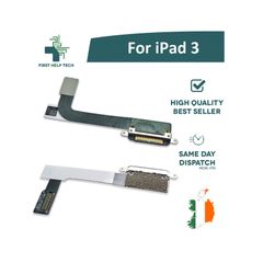 For iPad 3 A1416 A1430 A1403 Replacement Charging Dock Port Connector Flex Cable - FHT02IPDCP