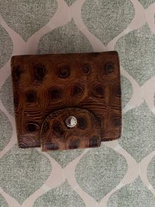 Original NERI KARRA Wallet Brown Genuine Leather