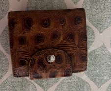 Original NERI KARRA Wallet Brown Genuine Leather