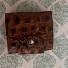Original NERI KARRA Wallet Brown Genuine Leather
