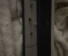 Newgrange emerald bracelet