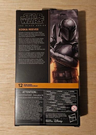 Star Wars Koska Reeves 6" Scale Black Series New & Unopened