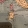 Daily Express WAR MAP OF EUROPE. Daily Express Publications. fold out colour map. wear to edges and  Daily Express WAR MAP OF EUROPE. Daily Express Publications. fold out colour map. wear to edges and torn on folds. Image 4