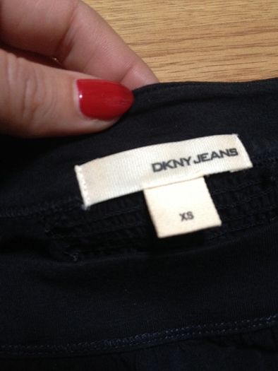 DKNY oversized black mini dress
