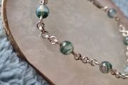 silver bracelet,  stamped