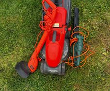 lawnmower, Strimmer,  hedge cutter