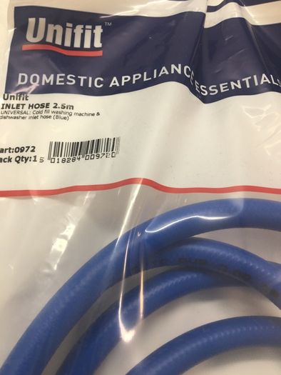 2.5 Meter Inlet hose for Washing Machine and Dishwasher