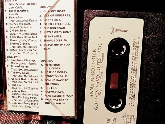 Anna McGoldrick. Golden Favourites Vol 2 . Cassette Tape.