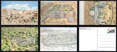 1988 Ireland Dublin Millenium prepaid postcard issued by An Post (set of five)