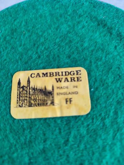 Rare find  CAMBRIDGE WARE Fruit Bowl Retro Mid Century 'The GRANTCHESTER' Patchwork Effect Wooden Bowl 1960s Home Decor Handmade Wooden Bowl Has Label