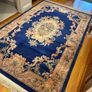Chinese/oriental floral rug mint condition Image 2