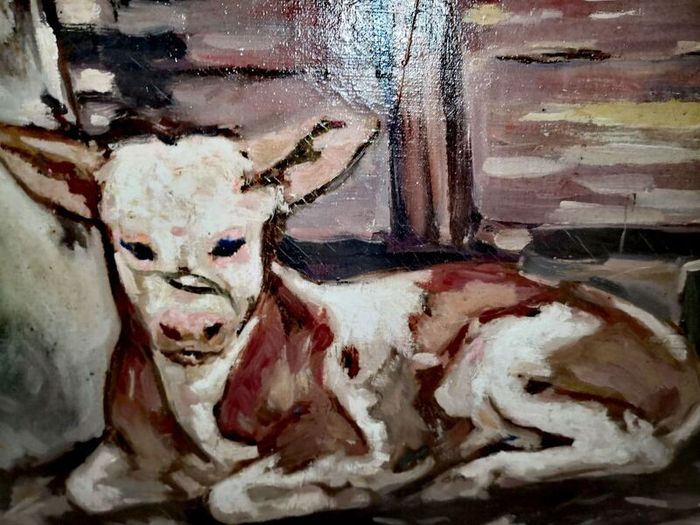 Karoly Bokor (1887-1997)oil painting