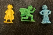 Vintage 80's Kelloggs Snap Crackle and Pop Rice Krispies Figures