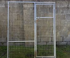 Galvanised Dog kennel panels!