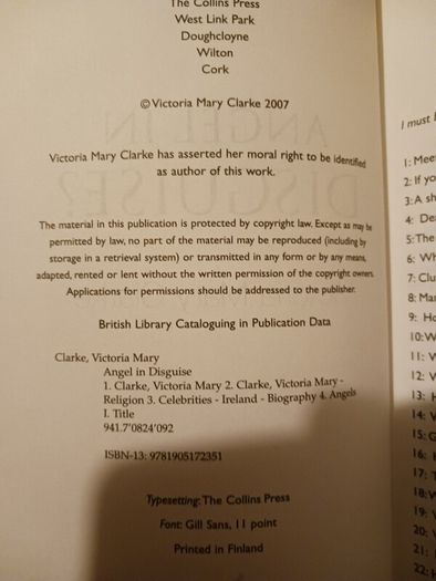 Victoria Mary Clarke / Angel in Disguise/ 2007