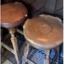 Traditional old pub stools Image 3
