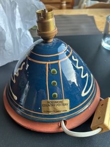 Vintage Rossmore Pottery Lamp