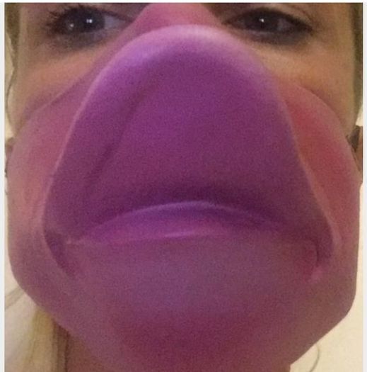 Halloween half face mask